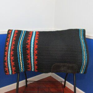California Customs Western Hand Woven Wool Saddle Blanket